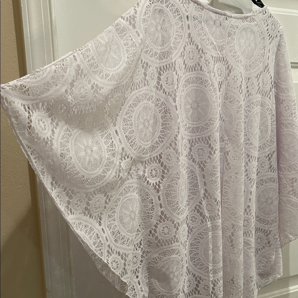 JM Collection White Blouse - Picture 4 of 4